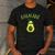 Dadacado Cute Daddy Avocado Pregnant Dad Father Day Men's Casual T-Shirt Dark Grey