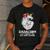 Dadacorn Muscle Dad Unicorn Fathers Day Men's Casual T-Shirt Dark Grey