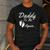 Daddy To Be Again Soon To Be Dad Shirt Men's Casual T-Shirt Dark Grey