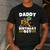 Daddy Of The Birthday Boy Dinosaur Construction Worker Truck Men's Casual T-Shirt Dark Grey