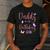 Daddy Of The Birthday Girl Butterfly Party Matching Family Men's Casual T-Shirt Dark Grey