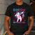 Daddy Of The Birthday Girl Dabbing Unicorn Dad Daddy Small Men's Casual T-Shirt Dark Grey