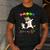 Daddy Of The Birthday Girl Dabbing Unicorn Princess And Dad Men's Casual T-Shirt Dark Grey