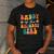 Daddy Of The Birthday Girl Groovy Themed Father Dad Men's Casual T-Shirt Dark Grey