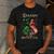 Daddy Of The Birthday Girl Pink And Green Family Matching Men's Casual T-Shirt Dark Grey