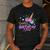 Daddy Of The Birthday Princess Girl Dad Unicorn Bday Party Men's Casual T-Shirt Dark Grey