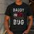 Daddy Bug Ladybug Lover Cute Dad Small Men's Casual T-Shirt Dark Grey