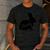 Daddy Bunny Rabbit Father Dad Easter Men's Casual T-Shirt Dark Grey