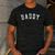 Daddy Classic Bold Font Father's Day Daddy Men's Casual T-Shirt Dark Grey Daddy Classic Bold Font Father's Day Daddy Men's Casual T-Shirt Dark Grey