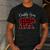 Daddy Dad Bear Pajama Red Buffalo Xmas Family Christmas Men's Casual T-Shirt Dark Grey