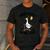 Daddy Goose On The Loose Birthday Matching Family Men's Casual T-Shirt Dark Grey