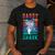 Daddy Shark Retro Vintage Dad Men's Casual T-Shirt Dark Grey
