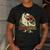 Daddysaurus Shirt T-Rex Dad Dinosaur Men's Casual T-Shirt Dark Grey