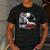 Daddysaurus T-Rex Dad Dinosaur Daddy Saurus Fathers Day Men's Casual T-Shirt Dark Grey