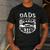 Dads With Beards Are Better Distressed Men's Casual T-Shirt Dark Grey