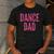 Dance Dad Pink Matching Parents Men's Casual T-Shirt Dark Grey