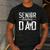 Dance Senior Dad Of A Senior Dancer Father 2026 Men's Casual T-Shirt Dark Grey