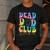 Dead Dad Club Surviving On Dark Humor Hippie Men's Casual T-Shirt Dark Grey