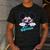 Disney Mickey And Friends Cool Mickey Summer Vibes Dad Logo Men's Casual T-Shirt Dark Grey
