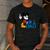 Disney Mickey Mouse Father's Day 1 Dad Men's Casual T-Shirt Dark Grey