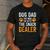 Dog Dad The Man The Myth The Snack Dealer Men's Casual T-Shirt Dark Grey
