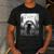 Dog Mom Dad Alien Selfie Weimaraner UFO For Men Women Men's Casual T-Shirt Dark Grey