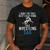 I Dont Do That Keep Calm Things Im a Wrestling Dad Men's Casual T-Shirt Dark Grey