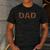 Donut Dad Donut Lover Father's Day For Dad Men's Casual T-Shirt Dark Grey