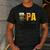 Drinking Opa Like A Regular Grandpa Much Cooler Beer Dad Men's Casual T-Shirt Dark Grey