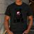 English Bulldog Bubble Gum Vintage Dog Mom Pet Dad Men's Casual T-Shirt Dark Grey