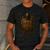 Faithful Warrior Man Of God Christian Men Knight Armor Dad Men's Casual T-Shirt Dark Grey