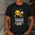 Family Bee Shirts Dad Daddy First Bee Day Outfit Birthday Men's Casual T-Shirt Dark Grey