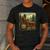 Farmer Men Tractor Rancher Farm Dad Distressed Men's Casual T-Shirt Dark Grey