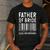 Father Of The Bride Scan For Wedding Marriage Bride Dad Men's Casual T-Shirt Dark Grey