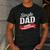 Father Single Dad Taking Applications Men's Casual T-Shirt Dark Grey