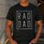 Fathers Day Shirts Rad Dad Men's Casual T-Shirt Dark Grey Fathers Day Shirts Rad Dad Men's Casual T-Shirt Dark Grey
