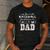 My Favorite Baseball Player Calls Me Dad Shirt Father's Day Men's Casual T-Shirt Dark Grey