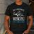 My Favorite Lineman Calls Me Dad American Football Lineman Men's Casual T-Shirt Dark Grey