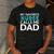 My Favorite Nurse Calls Me Dad Daughter Hospital Nursing Men's Casual T-Shirt Dark Grey