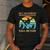 My Favorite Snowboarding Buddies Call Me Dad Snowboarder Men's Casual T-Shirt Dark Grey