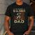 My Favorite Solider Calls Me Dad Proud Army Dad Men's Casual T-Shirt Dark Grey
