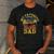 My Favorite Trumpet Player Calls Me Dad Father Vintage Men's Casual T-Shirt Dark Grey