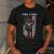 Fire Chief American Flag Gifts For Fire Chief Dad Grandpa Men's Casual T-Shirt Dark Grey