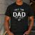 First Time Daddy New Dad Est 2026 Shirt Fathers Day Men's Casual T-Shirt Dark Grey
