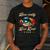 Fishing Father's Day Dad Fisherman Birthday Graphic Men's Casual T-Shirt Dark Grey