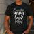 Frenchie Papa Lover Owner French Bulldog Dad Father Daddy Men's Casual T-Shirt Dark Grey