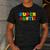 Gamer Aunt Super Auntie Gaming Matching Dad & Mom Kids Men's Casual T-Shirt Dark Grey