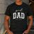 Girl Dad Est 2024 Dad Of Girls Father's Day Men's Casual T-Shirt Dark Grey