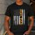 Girl Dad Father's Day Dad Daughter Dad Of Girls Outnumbered Men's Casual T-Shirt Dark Grey
