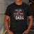 This Girl Loves Hunting With Her Dad Pink Deer Hunter Men's Casual T-Shirt Dark Grey